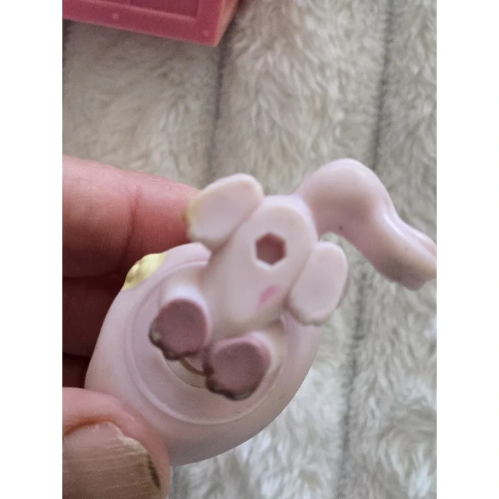10 Pcs Littlest Pet Shop #1489 Pink Crouching Cat LPS Mouse Cupcake Chest Fish